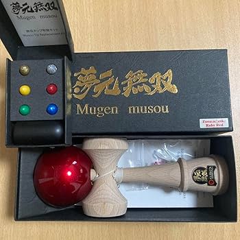 Amazon | けん玉 夢元無双 Zoomadanke Ruby Redセット | けん玉 | おもちゃ